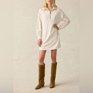 Faherty Cream Long Sleeve Legend Quarter Zip - NWOT